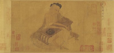 Fu Sheng exponiendo el Clásico de Attributed to Zhang Sengyao